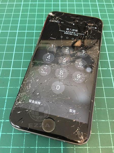 iphone6S面板破裂(947手機維修聯盟 新北新店站)