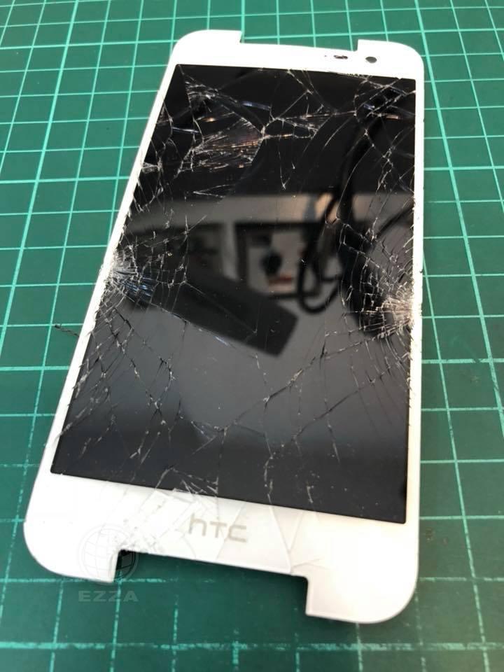 HTC 蝴蝶2面板破裂(947手機維修聯盟 新北新店站)