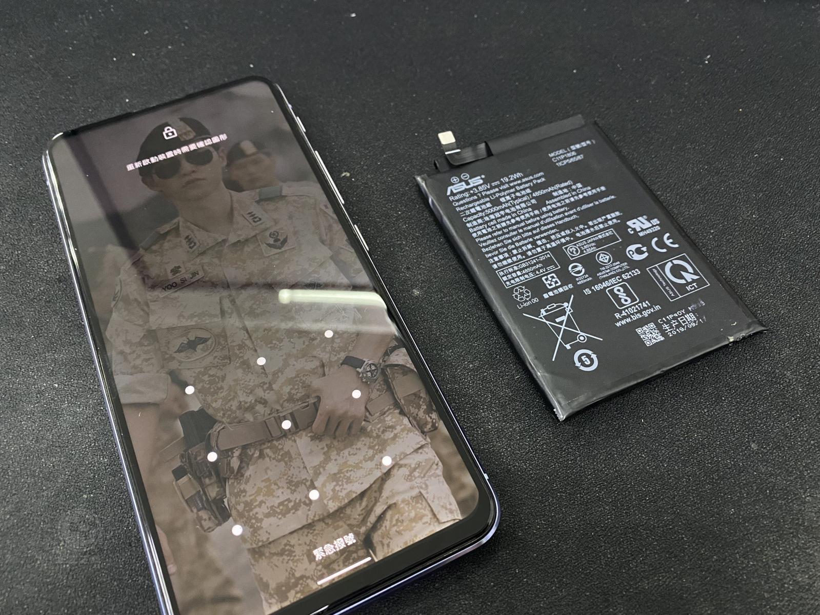 ASUS ZenFone6電池更換(947手機維修聯盟 新北