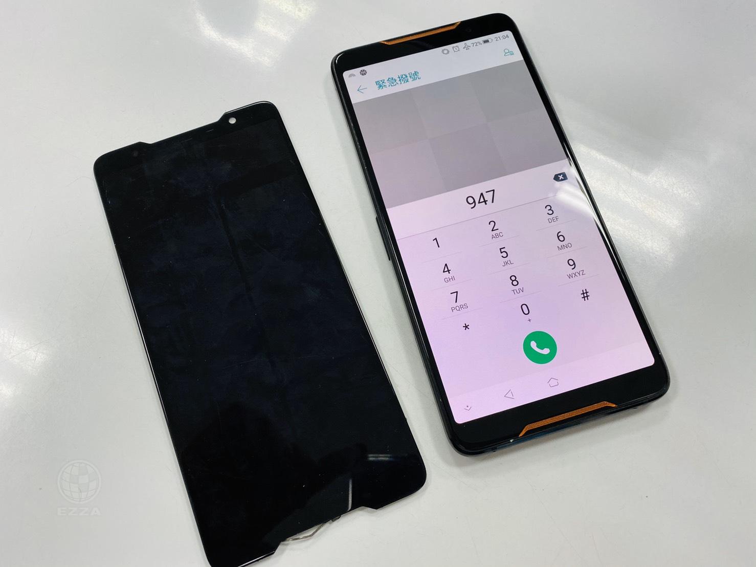 華碩ROG Phone液晶破裂(947手機維修聯盟 新北新店