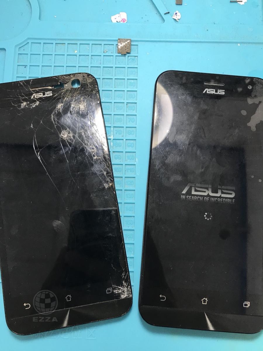 5吋華碩ZenFone 2摔爆(947手機維修聯盟 新北新店