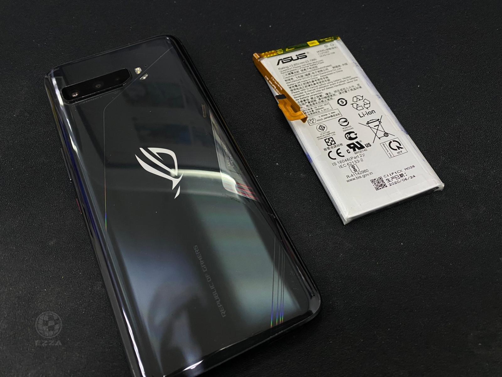 ASUS ROG3電池更換(947手機維修聯盟 新北新店站)