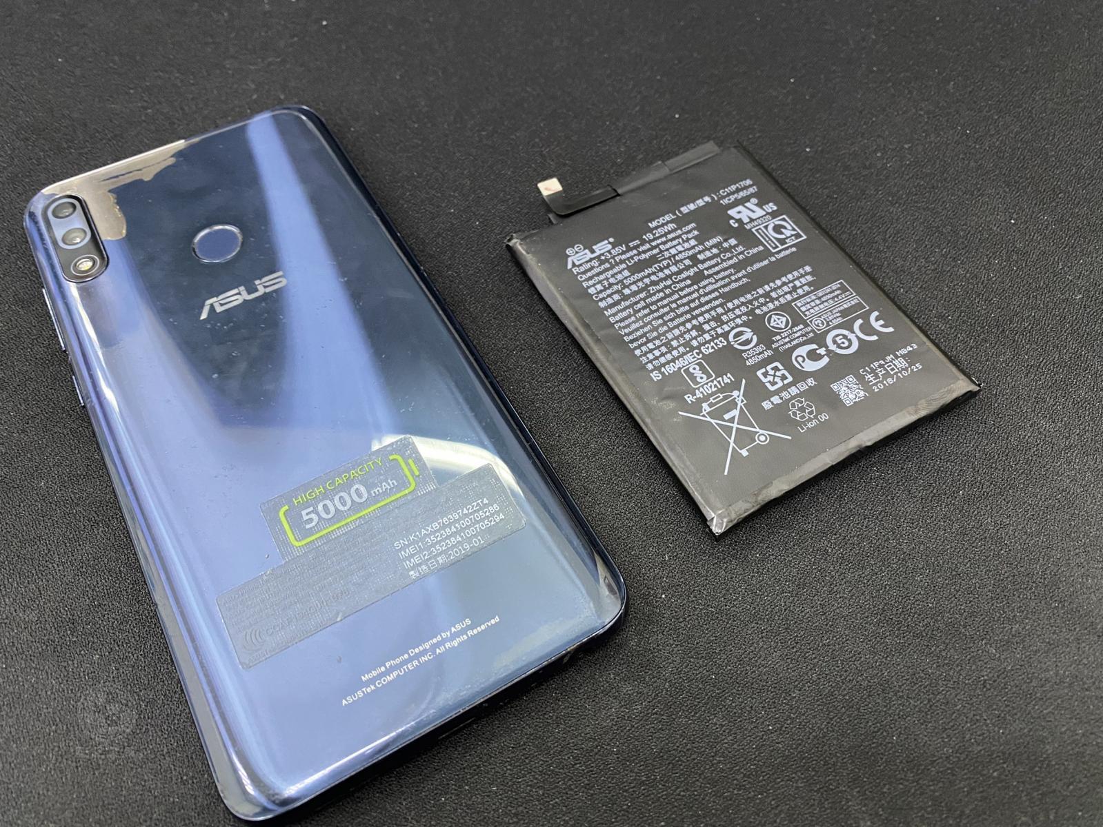 ASUS高雄手機維修推薦ZF Max Pro(M2)電池膨脹