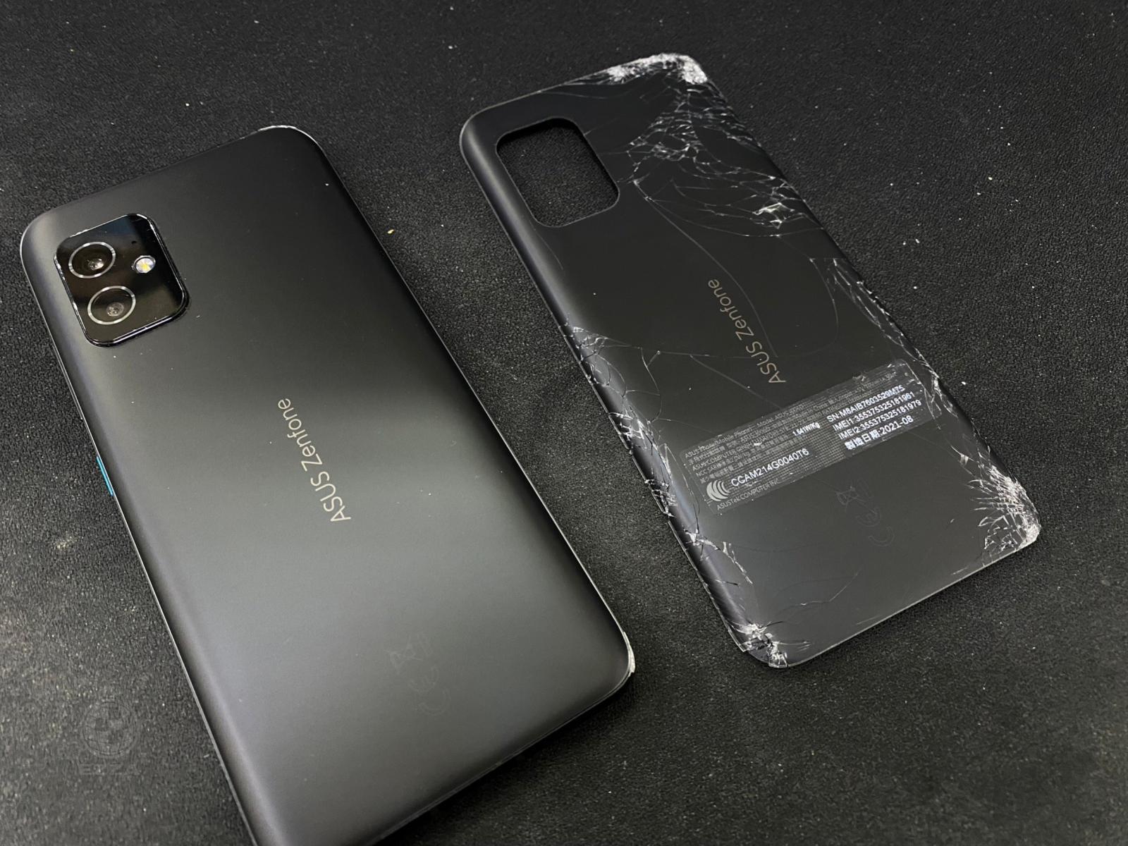 ASUS Zenfone 8背蓋破裂(947手機維修聯盟 新