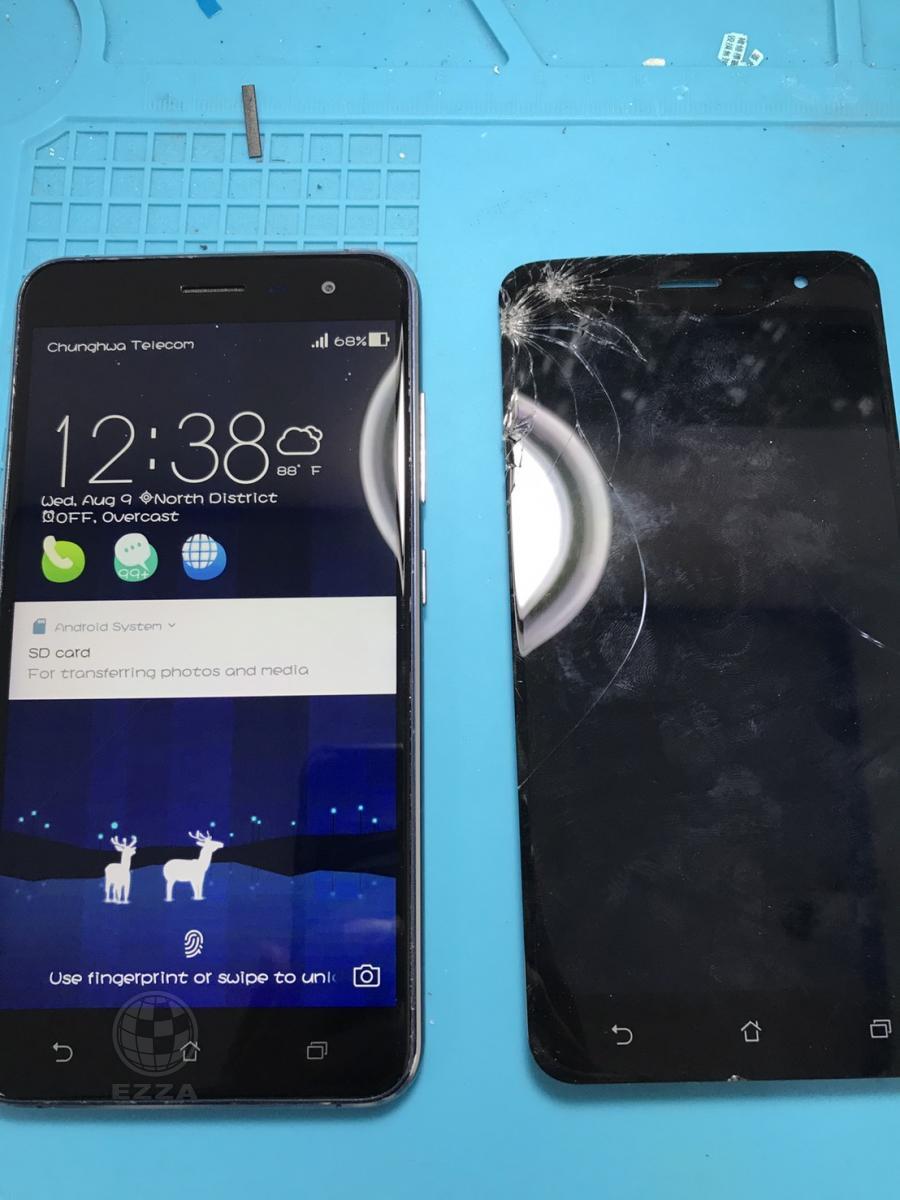 ZenFone3 5.5吋面板破了 (947手機維修聯盟 新