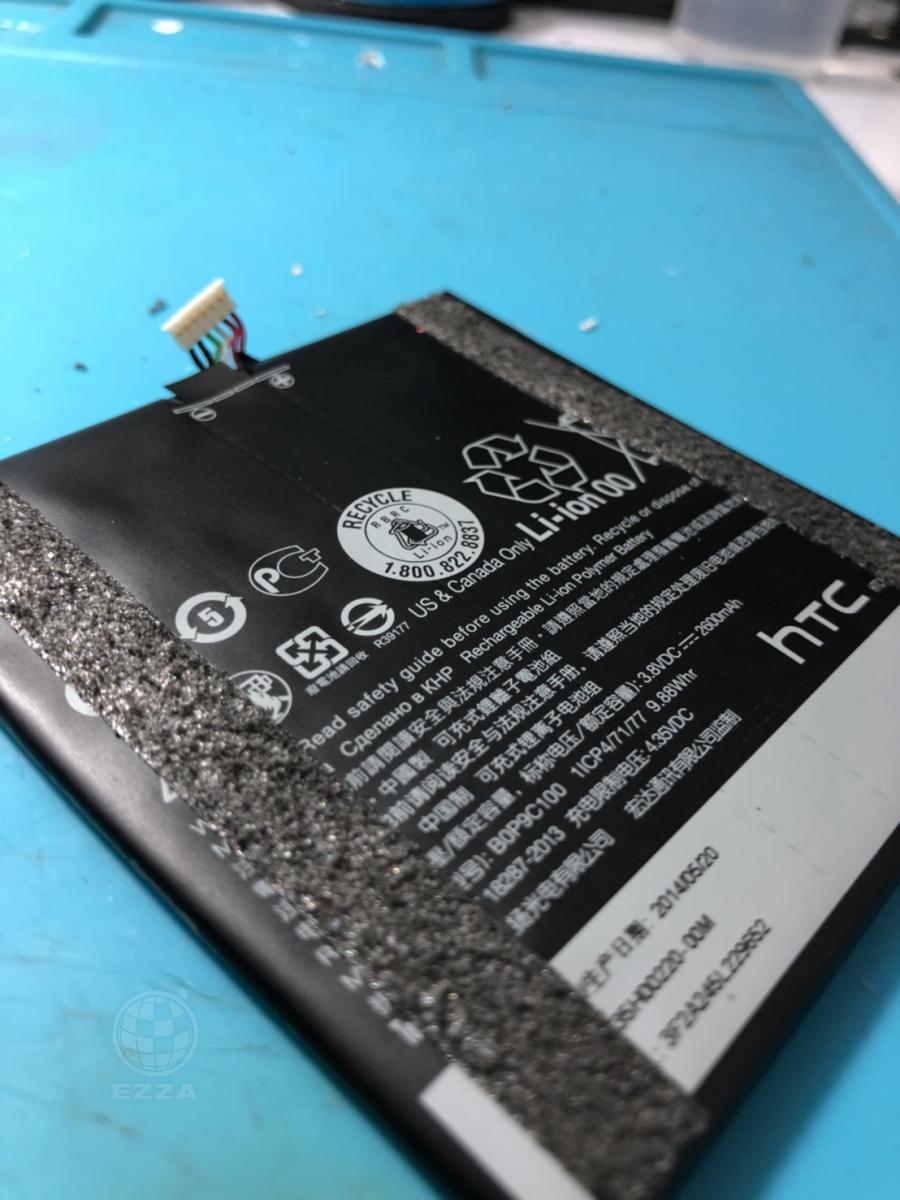 HTC 816電池膨脹(947手機維修聯盟 新北新店站)