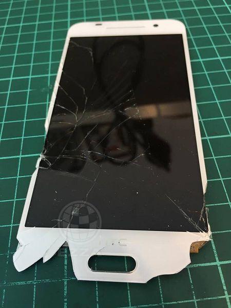 HTC A9面板破裂 (947手機維修聯盟 新北新店站)