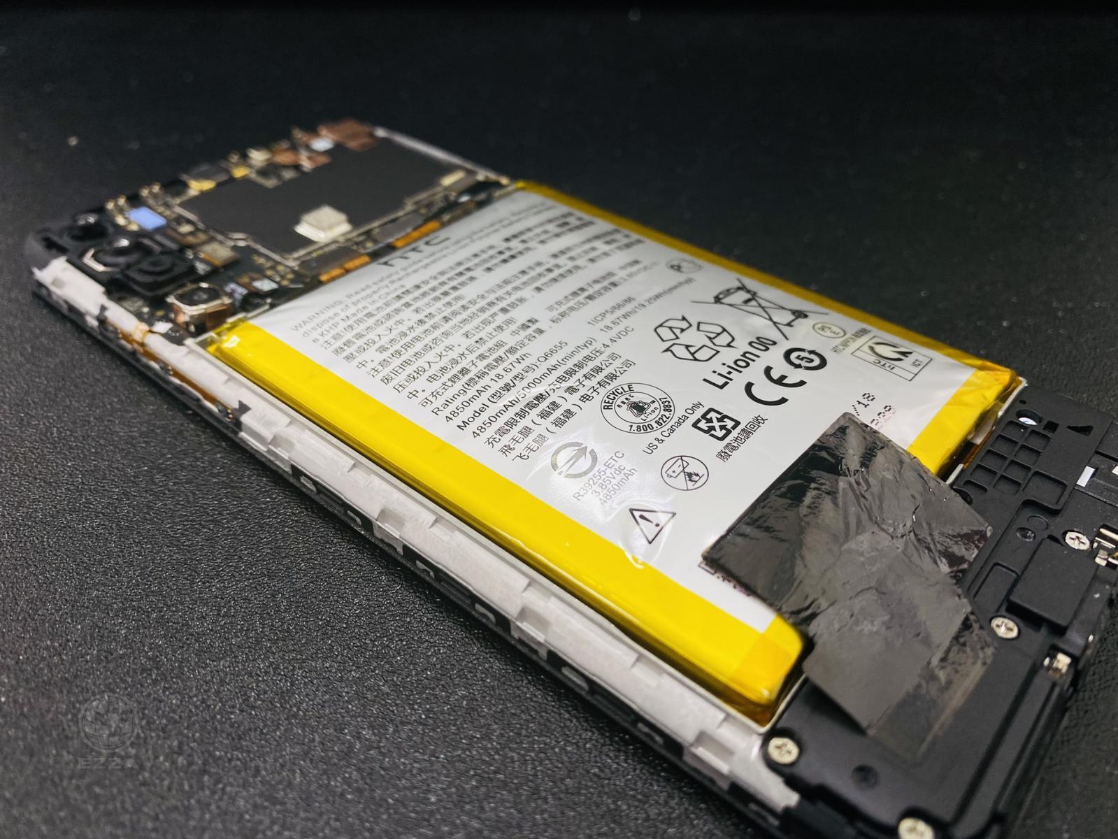HTC高雄手機維修推薦D20 Pro電池膨脹 947修手