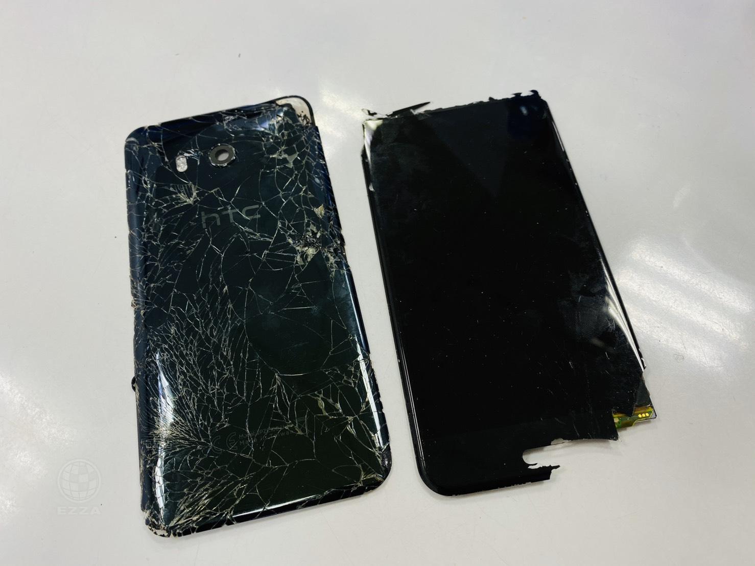 HTC高雄手機維修推薦U11螢幕後蓋損壞 947修手機 