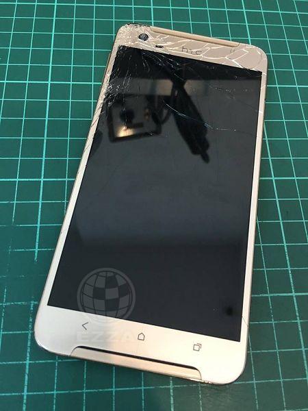 HTC X9面板破裂(947手機維修聯盟 新北新店站)