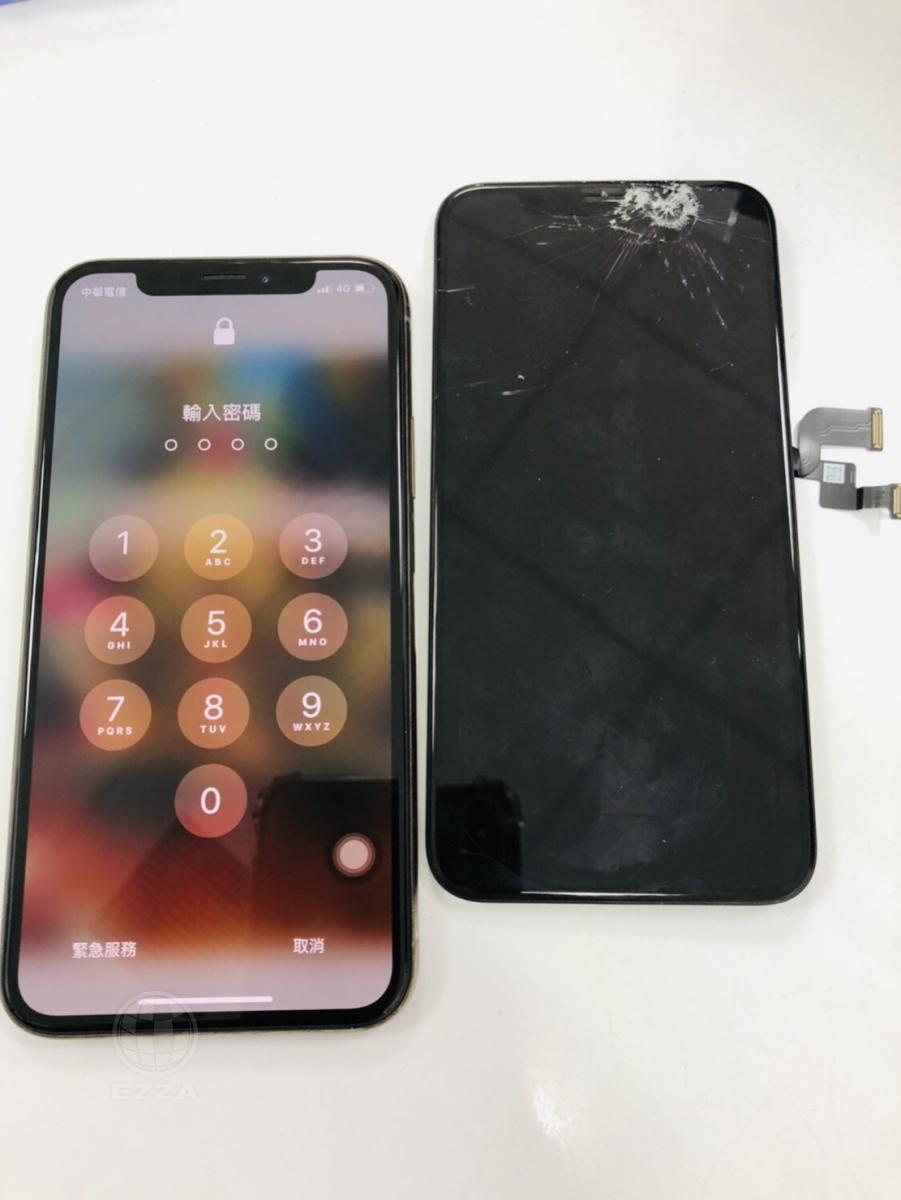 IPHONEXS玻璃破裂(947手機維修聯盟 新北新店站)