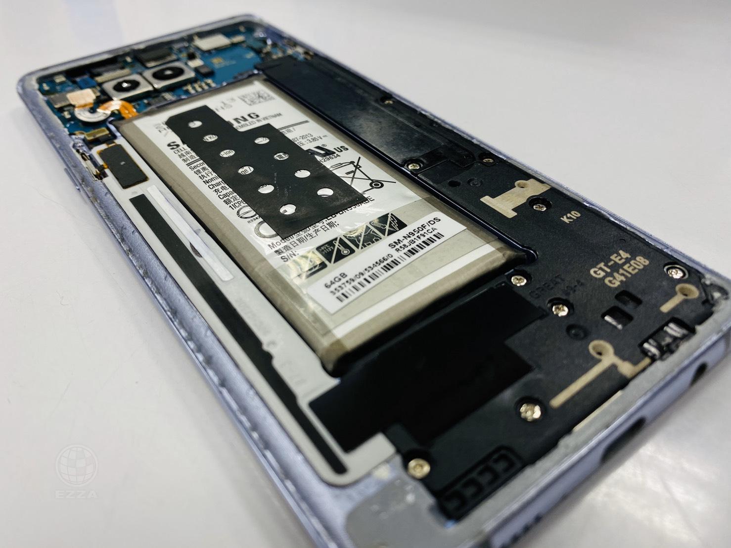 三星NOTE8電池膨脹(947手機維修聯盟 新北新店站)