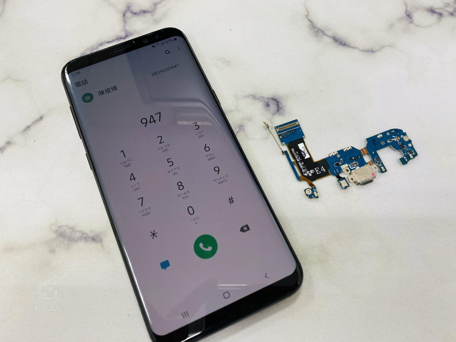 三星S8+受潮無法充電(947手機維修聯盟 新北新店站)