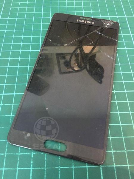 三星Note4面板破裂(947手機維修聯盟 新北新店站)