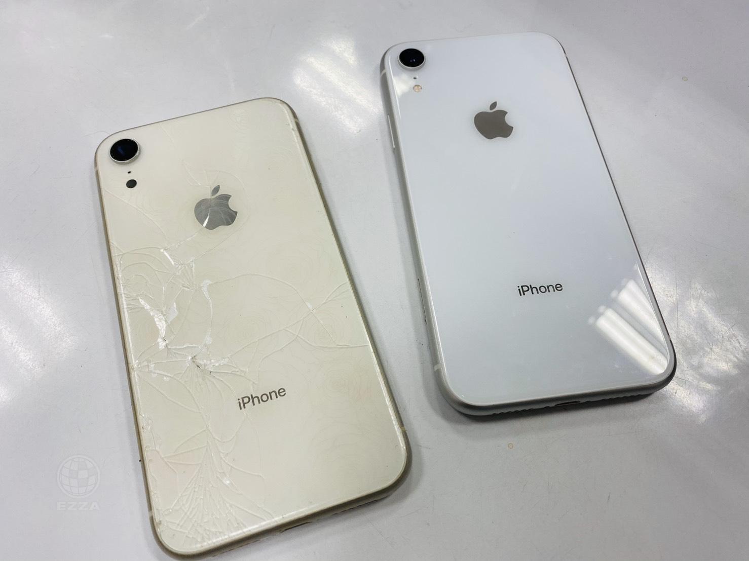 IPHONE XR被蓋破裂(947手機維修聯盟 新北新店站)