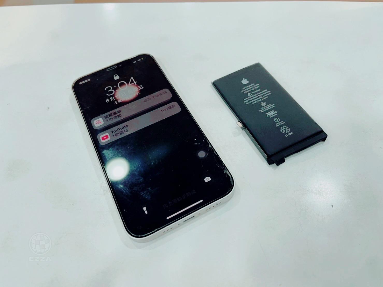 IPHONE12電池更換(947手機維修聯盟 新北新店站)