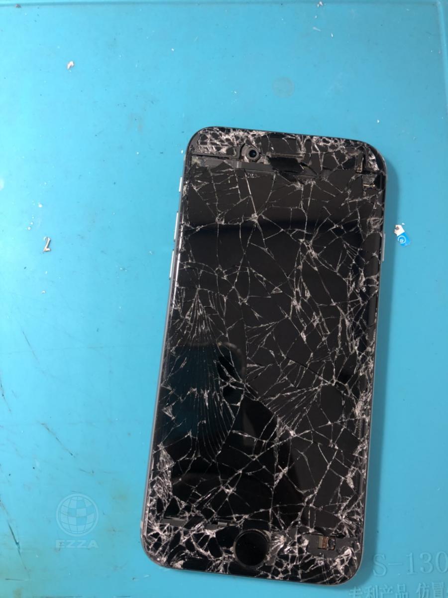IPHONE6被車輾過了(947手機維修聯盟 新北新店站)