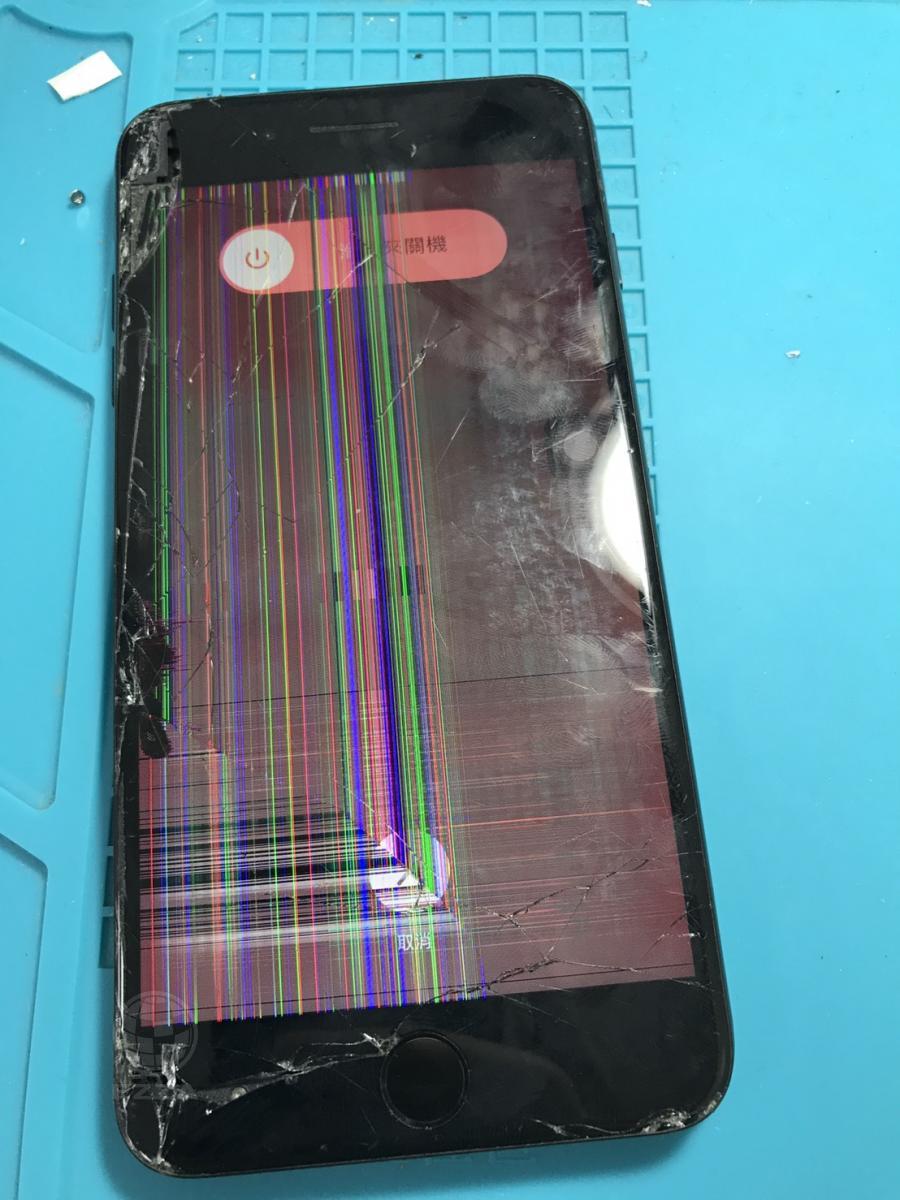 IPHONE7+液晶面板破裂(947手機維修聯盟 新北新店站