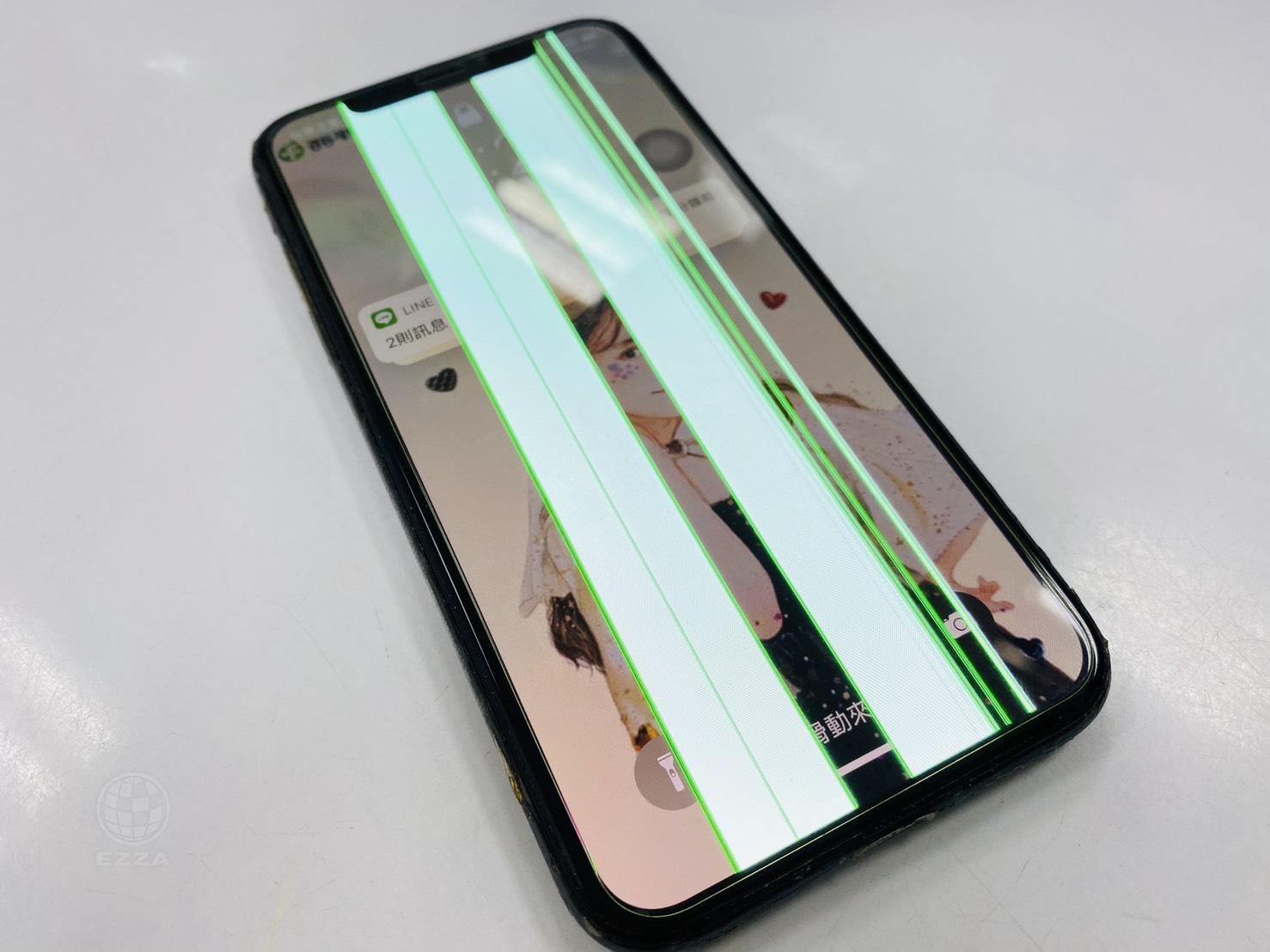 iPhone X液晶損壞(947手機維修聯盟 新北新店站)
