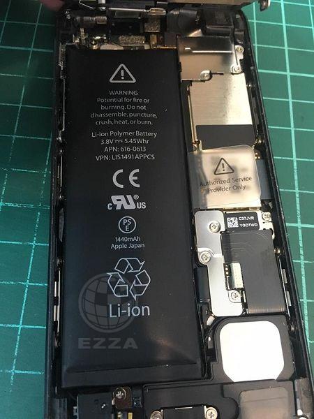 iphone5電池膨脹(947手機維修聯盟 新北新店站)