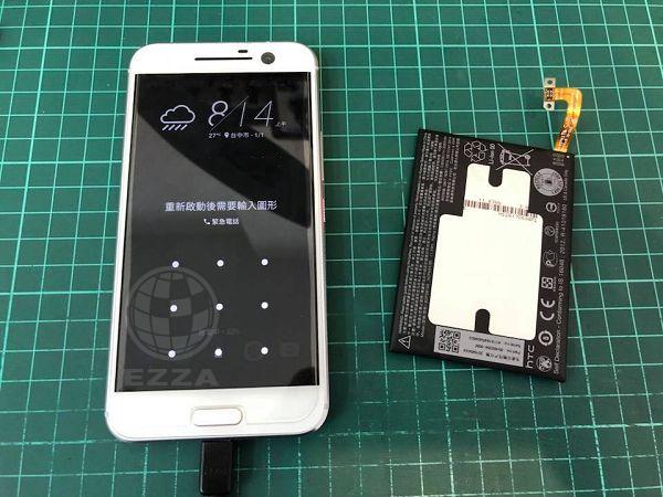 HTC M10更換電池(947手機維修聯盟 新北新店站)