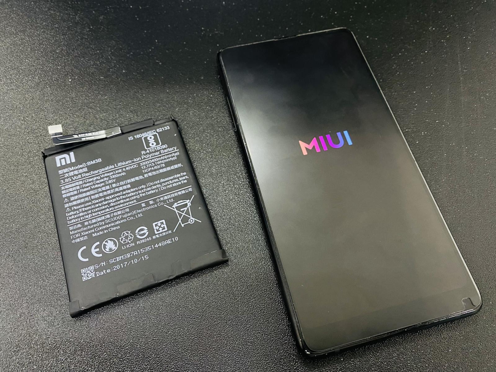 小米MIX2更換電池(947手機維修聯盟 新北新店站)