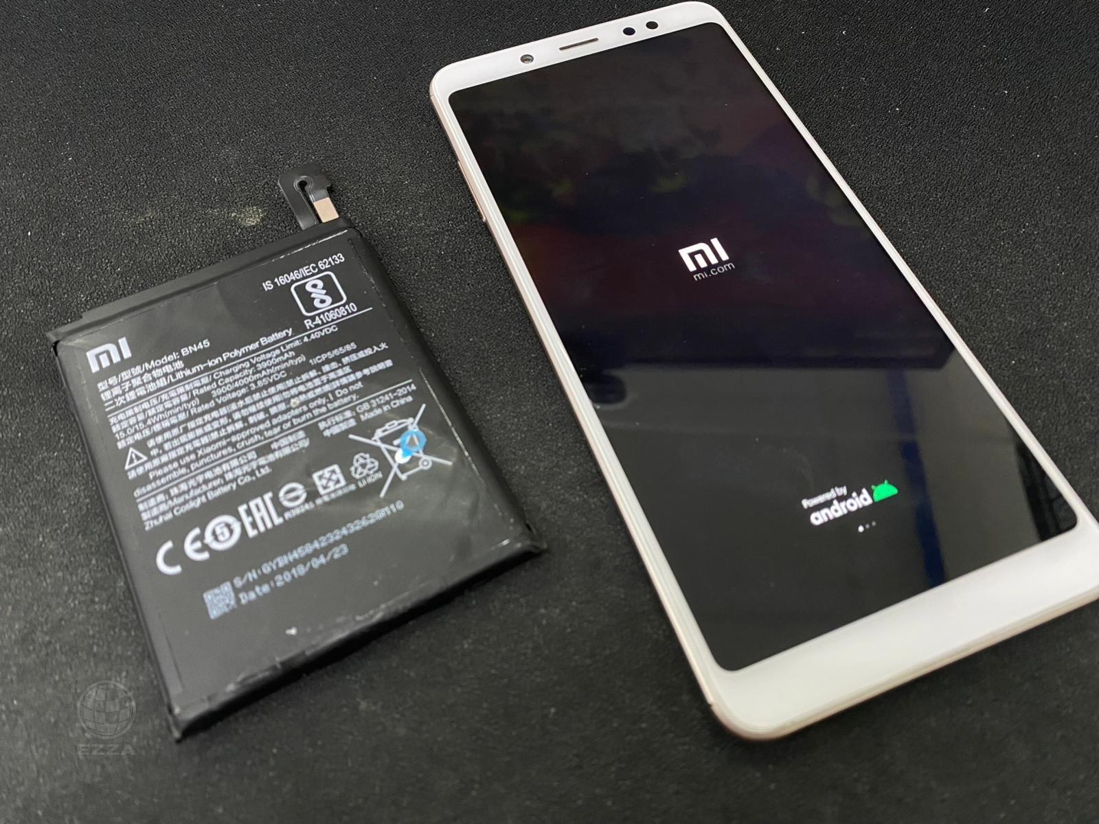 紅米Note5電池膨脹更換(947手機維修聯盟 新北新店站)