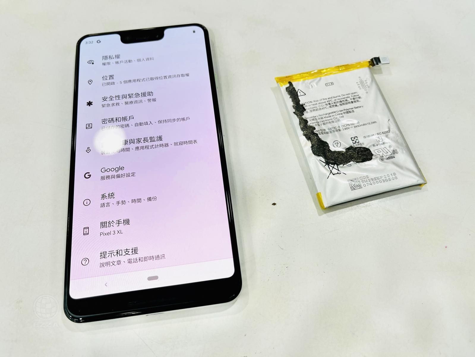 Google Pixel 3 XL更換電池(947手機維修聯