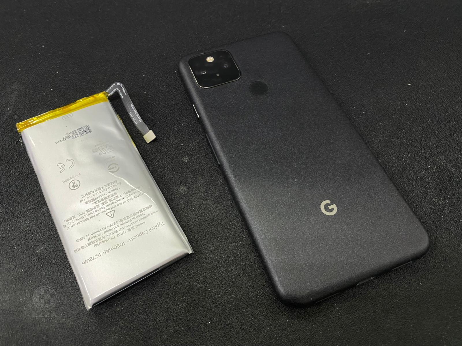 Google Pixel5電池膨脹(947手機維修聯盟 新北