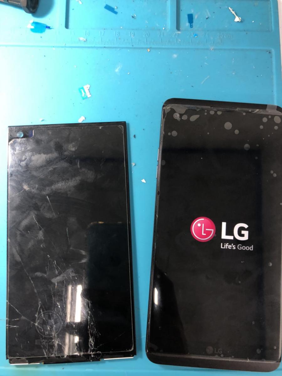 LG V20面板慘摔(947手機維修聯盟 新北新店站)