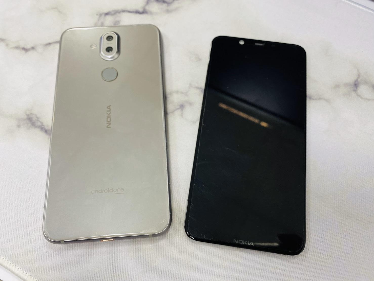 NOKIA8.1液晶受潮(947手機維修聯盟 新北新店站)