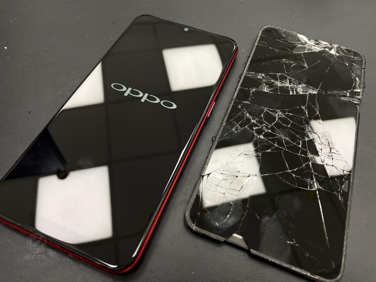 OPPO AX5S面板破裂(947手機維修聯盟 新北新店站)