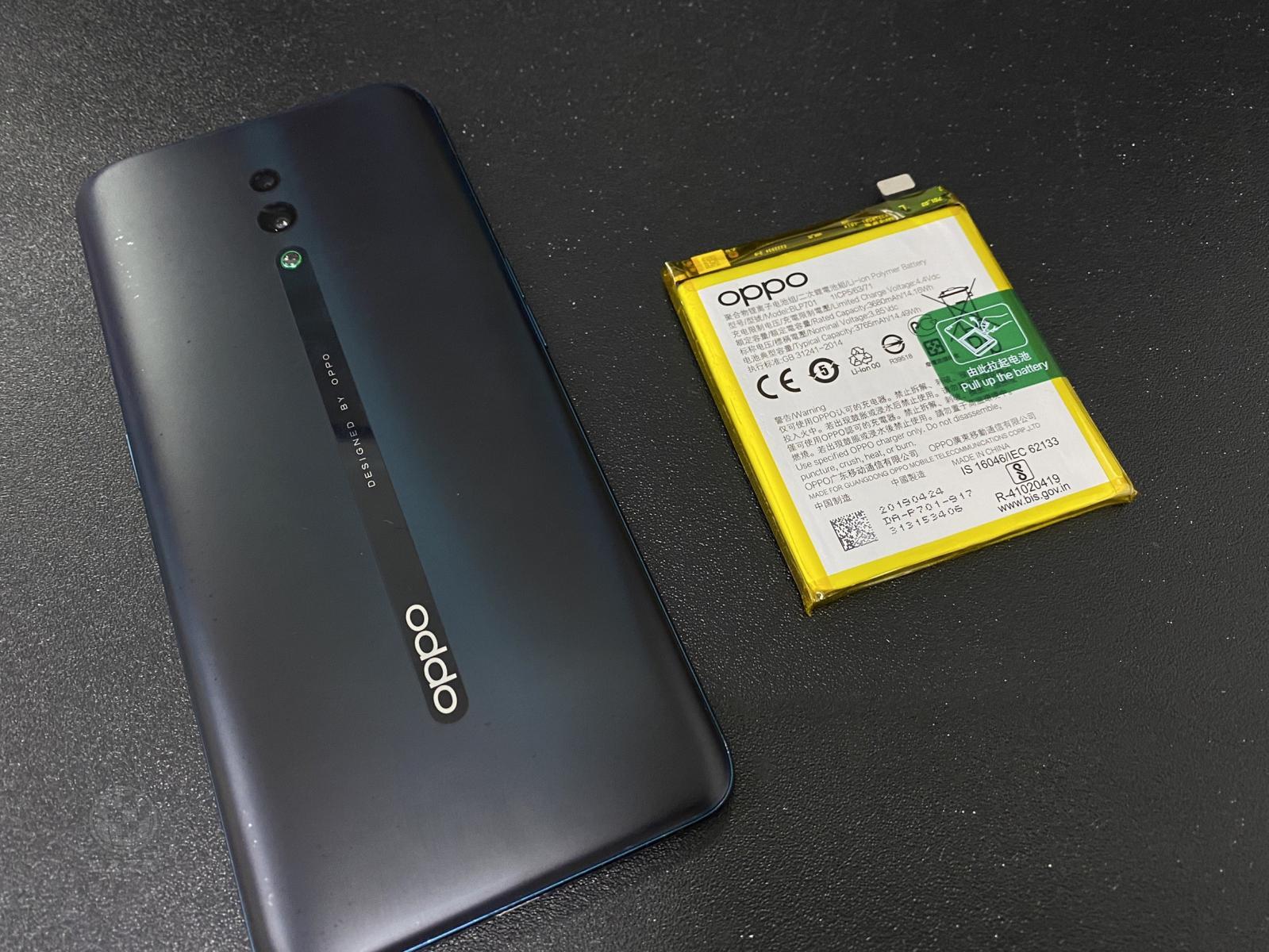 OPPO RENO電池更換(947手機維修聯盟 新北新店站)