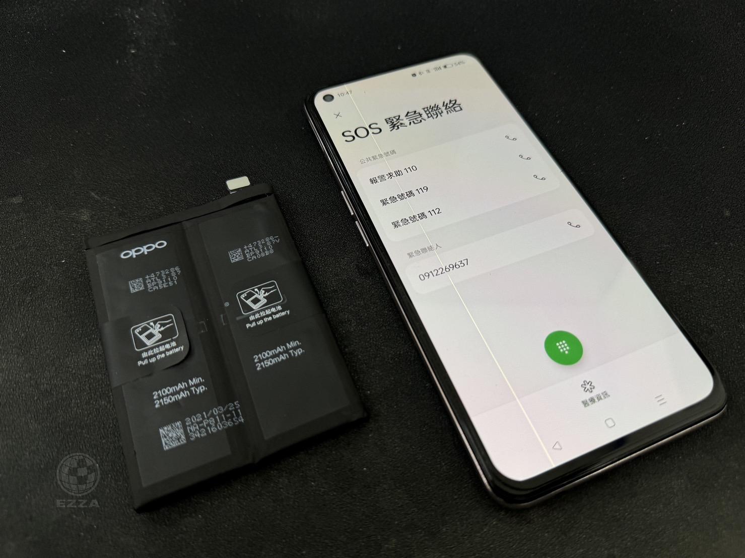 oppo Reno5電池膨脹(947手機維修聯盟 新北新店站