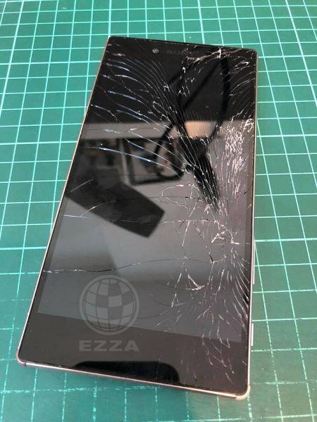 Sony Z5P面板破裂(947手機維修聯盟 新北新店站)
